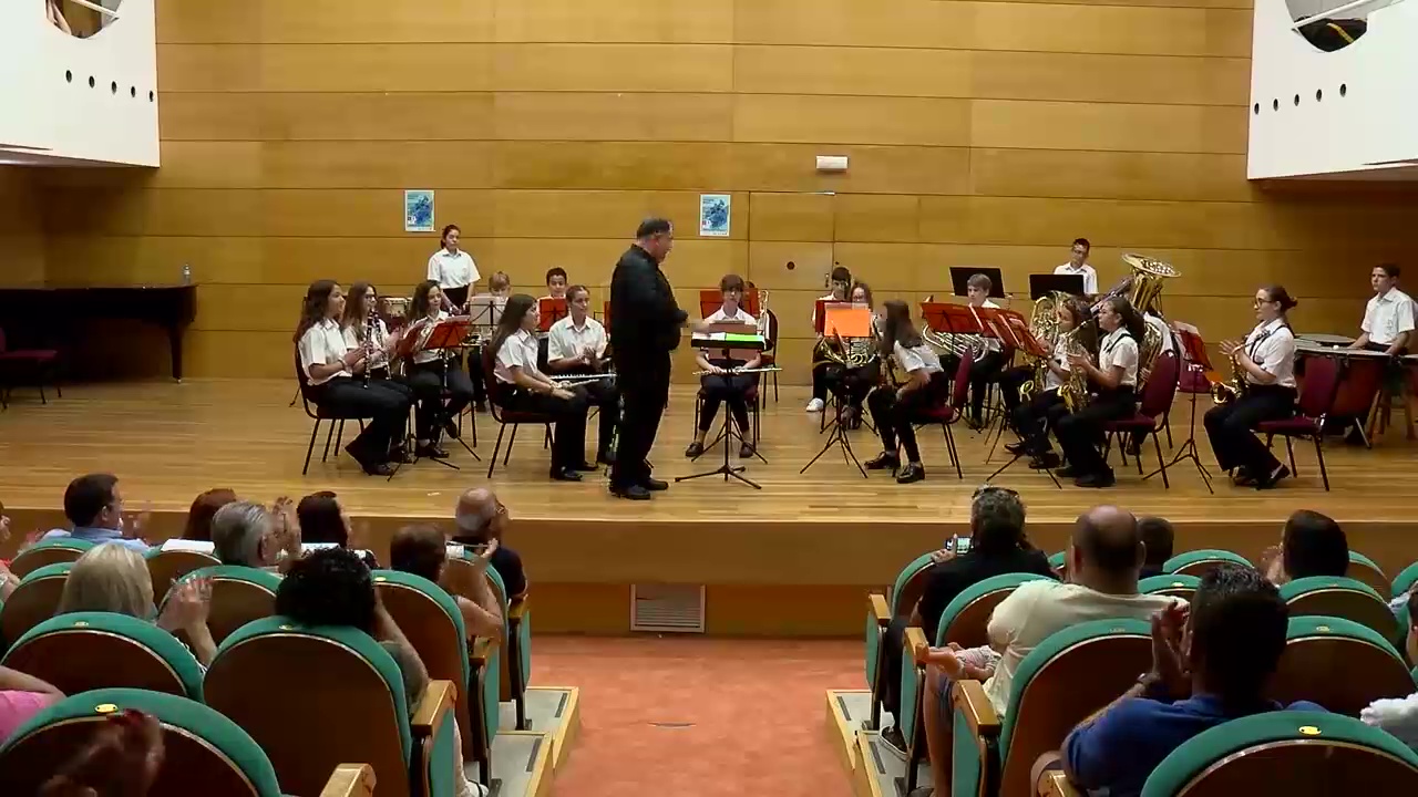 Intercambio musical entre la Banda Infantil de Los Salerosos y la Banda Infantil de la Agrupación Musical de Los Montesinos